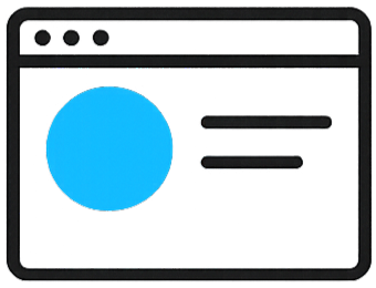 Ícono de Desarrollo Web a Medida